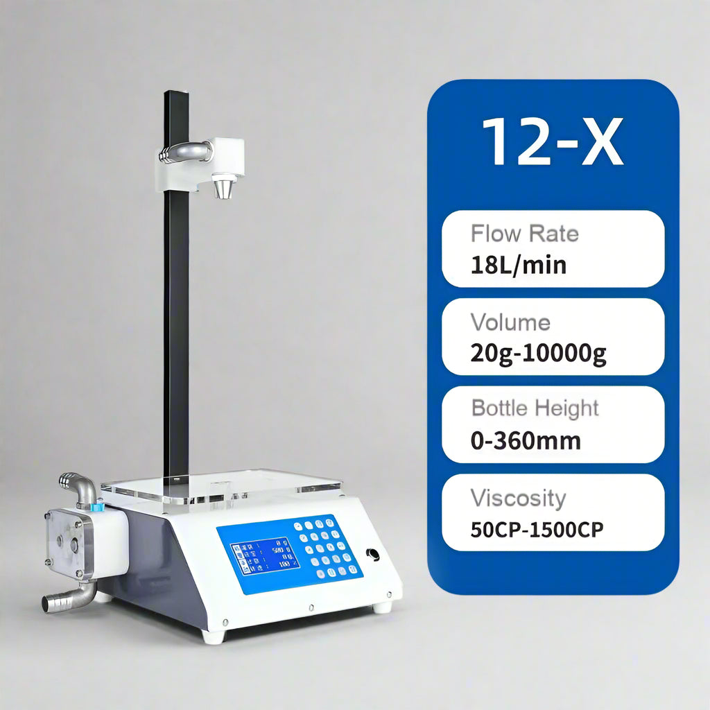 12-X Series Low-Viscosity Gravimetric Filling Machine - www.nuvintech.com