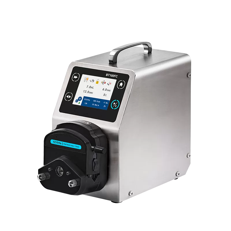 BT100FC Liquid Filling Peristaltic Pump Dispenser Reagent Filling - www.nuvintech.com