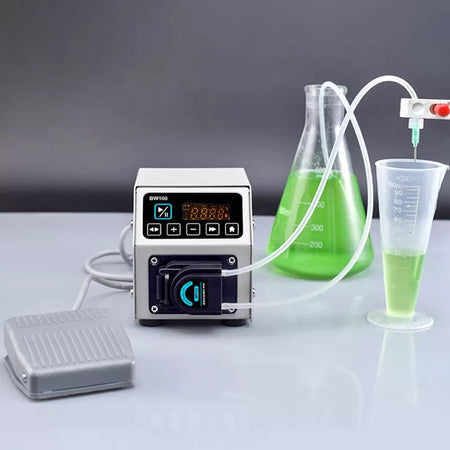 BW100 Lab Peristaltic Pump MicroFluid Transfer Pump - www.nuvintech.com