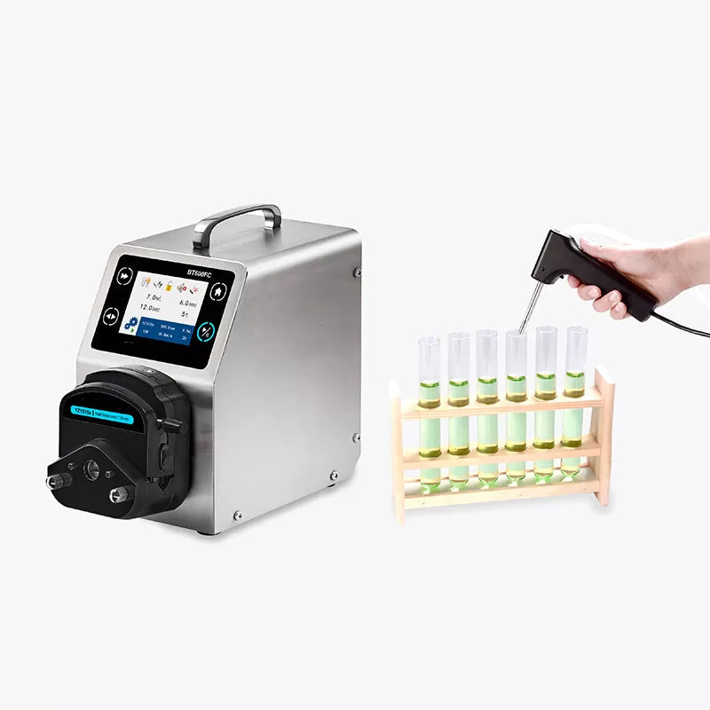 BT100FC Liquid Filling Peristaltic Pump Dispenser Reagent Filling - www.nuvintech.com