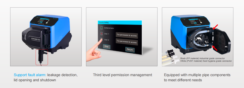 XT111CH High-Protection IP66 Industrial Peristaltic Pump 18L/min - www.nuvintech.com