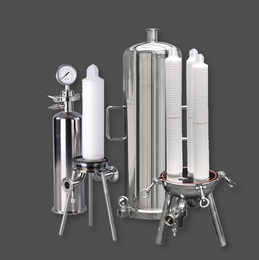 Seven-Cartridge Liquid Filter Housing - www.nuvintech.com